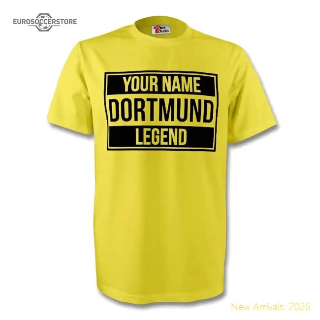 Elite Your Name Borussia Dortmund Legend Tee (yellow) - Kids