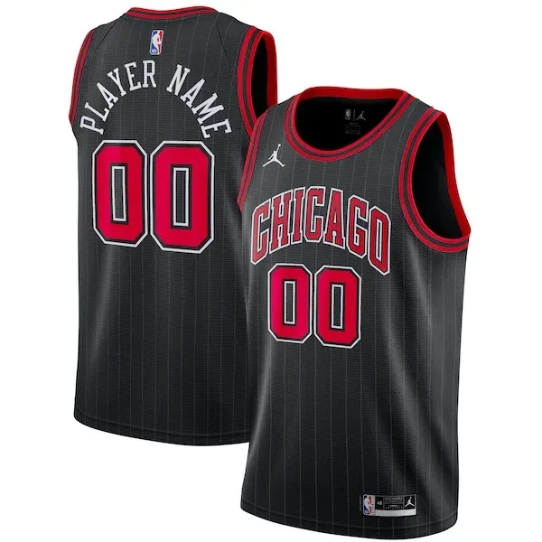 Chicago Bulls CHI Swingman Jersey - high-quality classic - Black