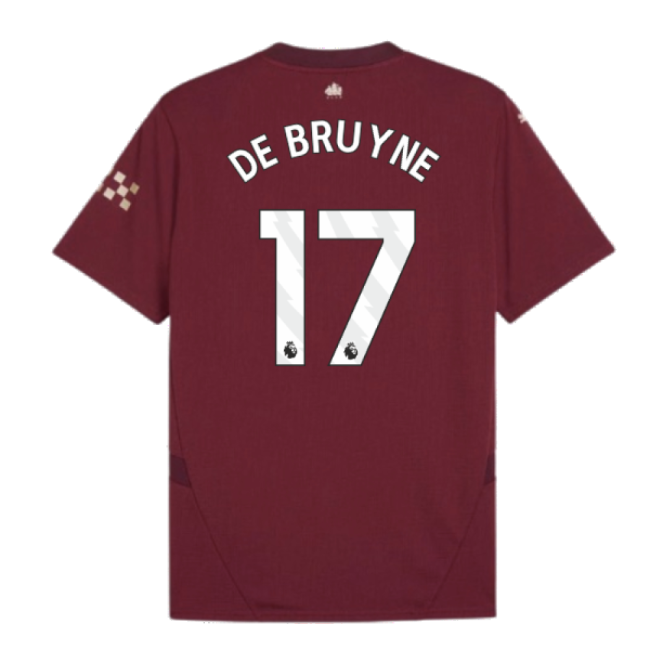 Professional Man City Bruyne 17 2024 2024-2025 Man City Third Shirt...