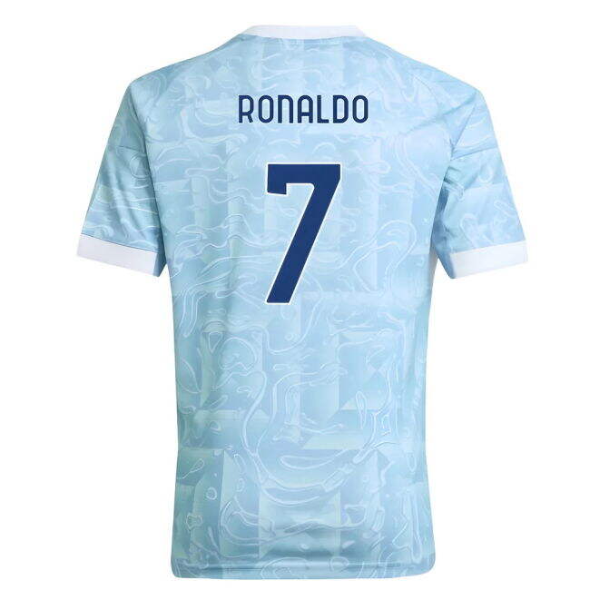 Ronaldo 7 Genuine Copy Juventus Away Supporter Shirt for Kids