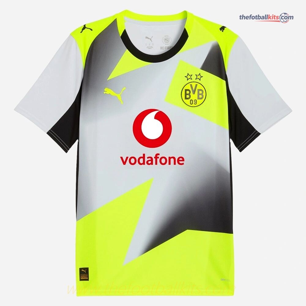 Official Borussia Dortmund Away Football Shirt 2025/26 Season