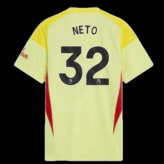 Neto 32 New Performance Arsenal Home Football Shirt (1)
