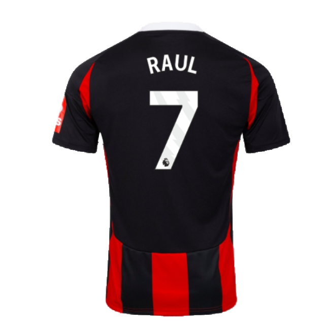 Fulham Fulham Away Shirt Kids Raul #7 Ultra Comfort Supporter Mode...