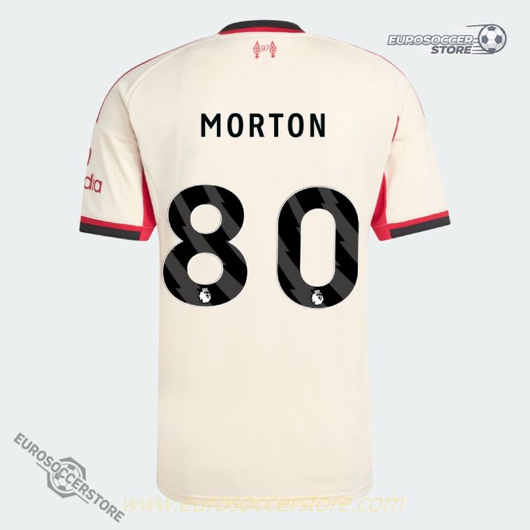 Liverpool MORTON 80 Away Football Jersey for the 25-26 Season