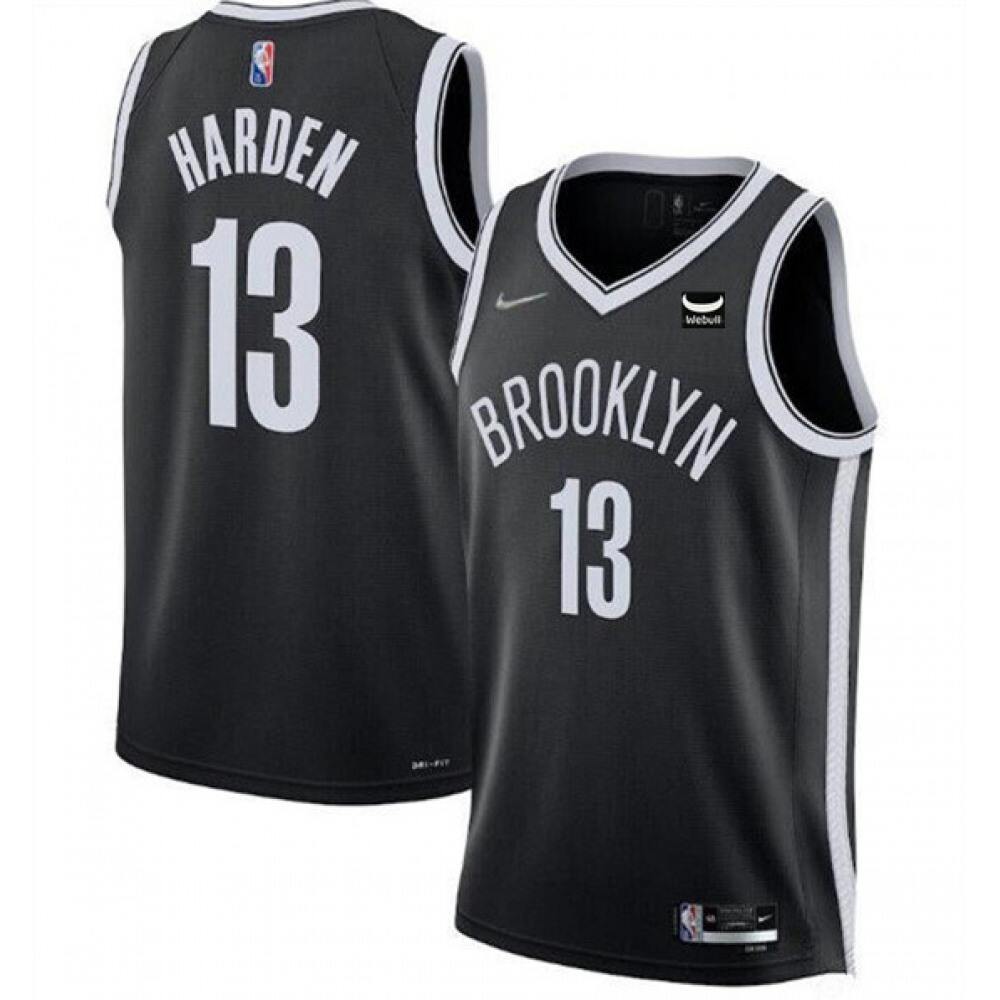 Brooklyn Nets James Harden13 Black Jersey - - Game Day Essential