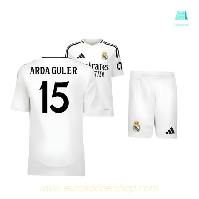 2024-2025 Real Madrid Home Youth Kit (Arda Guler 15)