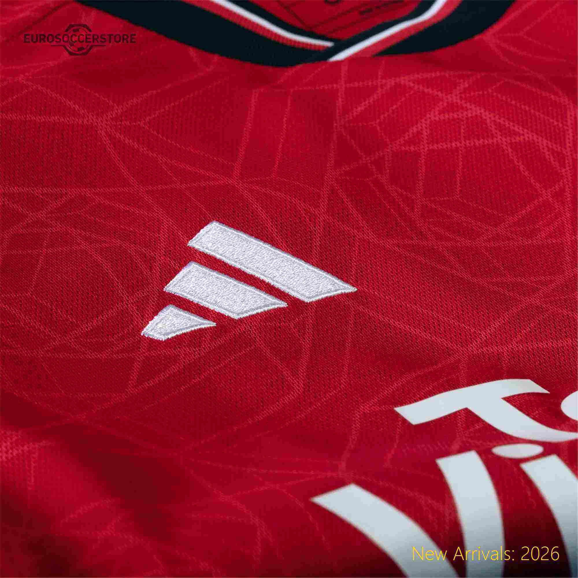 Official Team Merchandise High-quality Men Mun Soccer Star Home Jersey