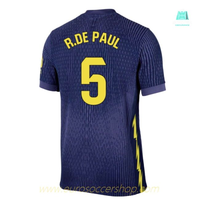 2025-2026 Atletico Madrid Authentic Away Shirt (R.De Paul 5)