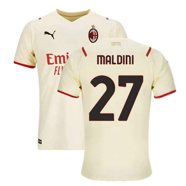 2021-2022 AC Milan Away Shirt (MALDINI 27)