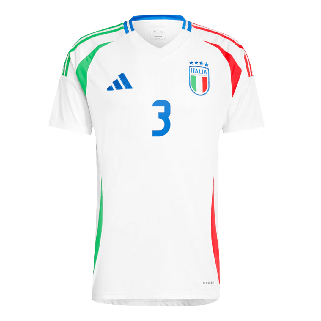 UEFA Euro 2024 Italy Away Shirt DIMARCO 3 - Official Replica 26655