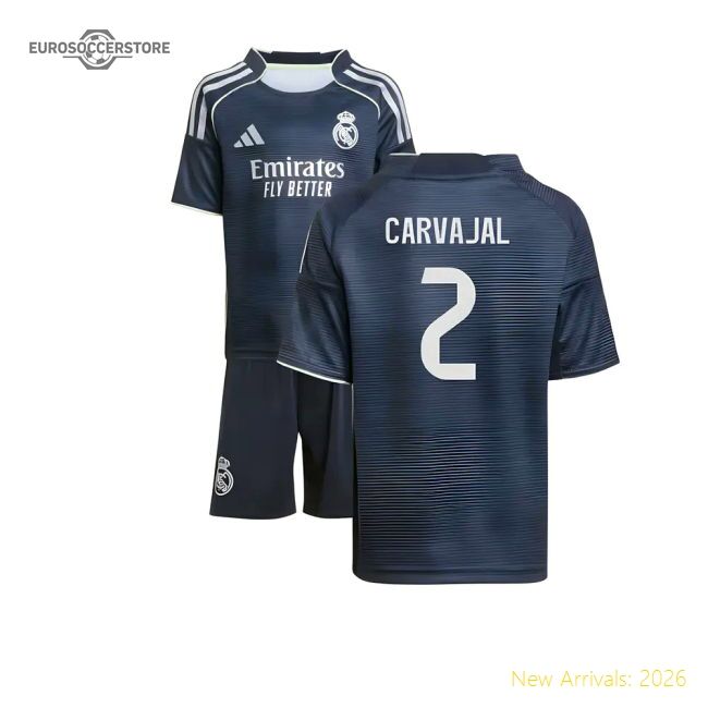 Elite 2025-2026 Real Madrid Away Mini Kit (carvajal 2) - Unique Style