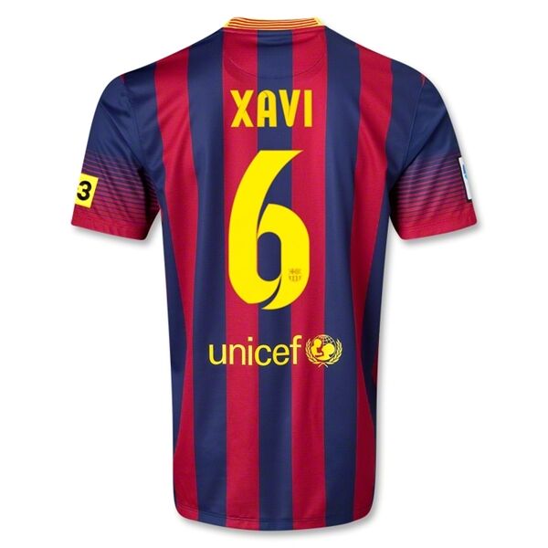 1314 Barcelona 6 XAVI Home Shirt - Official Replica 3049