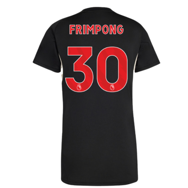 2025-2026 Liverpool Training Jersey (Black) - Womens (Frimpong 30) ...