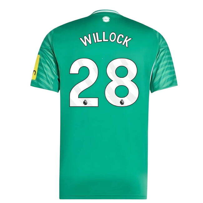 2025-20 Newcastle Away Soccer Jersey Willock #28 L S