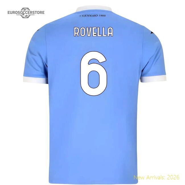 Elite 2025-2026 Ss Lazio Home Shirt (rovella 6) - Cost-effective