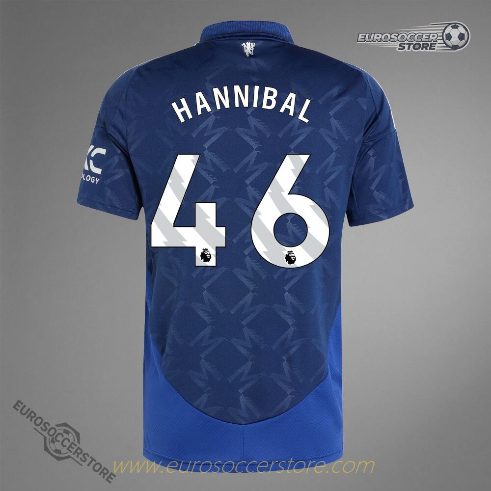 HANNIBAL 46 Manchester United Away Jersey for the 24-25 Season