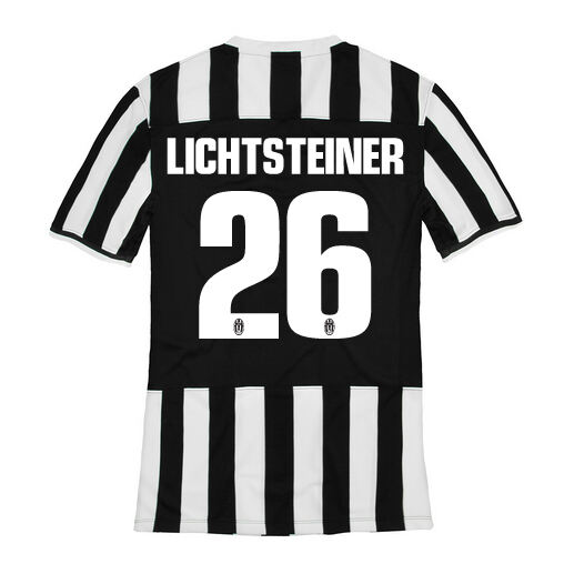 13-14 Juventus 26 Lichtsteiner Home Jersey Shirt - Official Replica