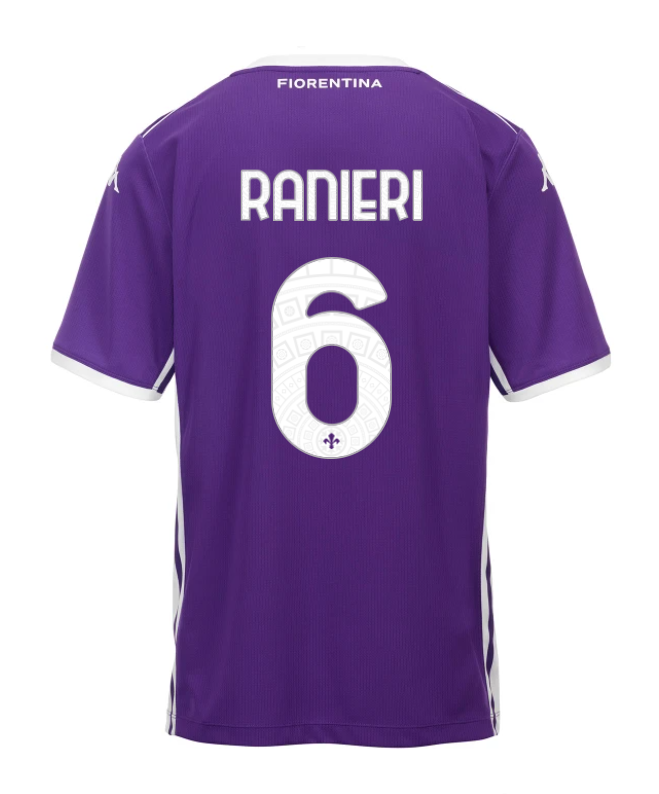RANIERI 6 Fiorentina Home Jersey for the 25-26 Season