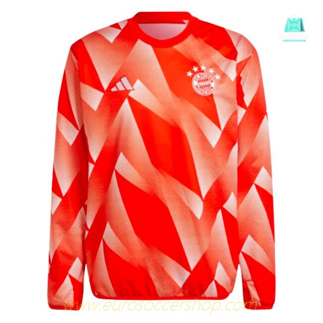 2023-2024 Bayern Munich Pre-Match Warm Top (Red)