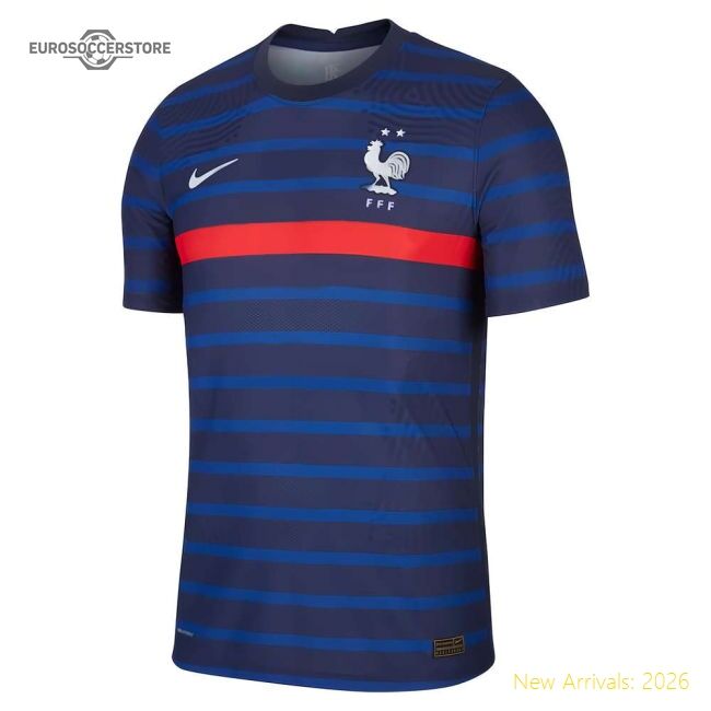 High-performance France 2020-2021 Home Jersey - Moisture-management