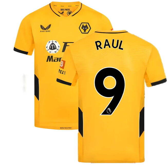 2021-2022 Wolves Home Shirt (RAUL 9) (Fan Favorite)