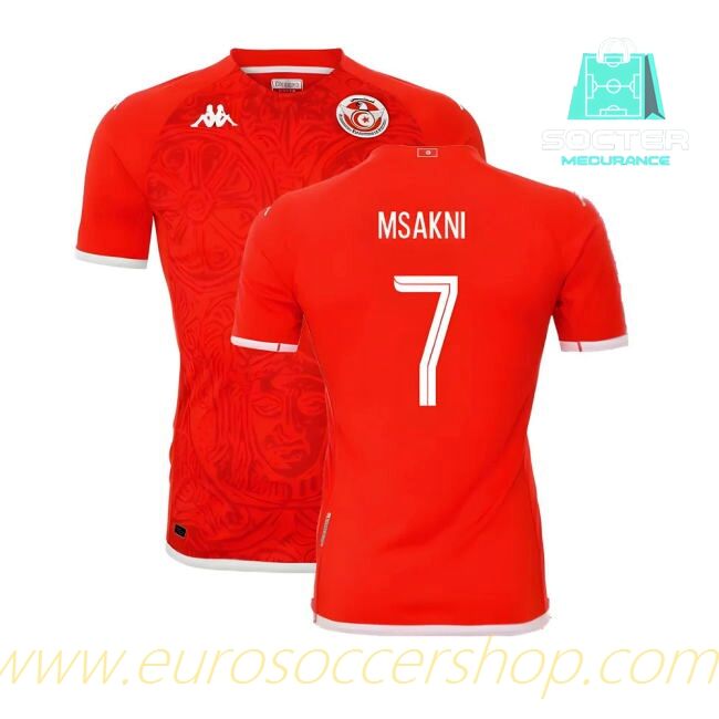 2022-2023 Tunisia Home Jersey Official (MSAKNI 7)