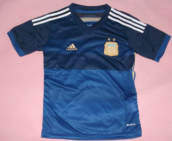 Premium Quality Kids 2014 World Cup Argentina Away Whole