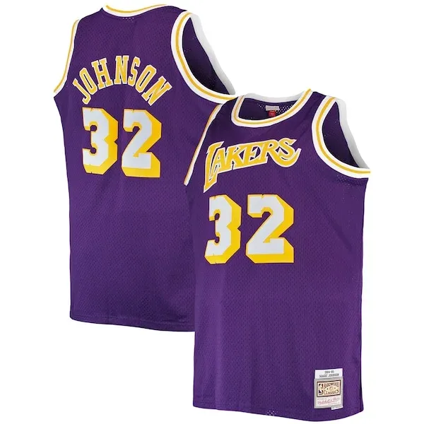 Magic Johnson LAL Swingman Jersey - top-tier modern basketball