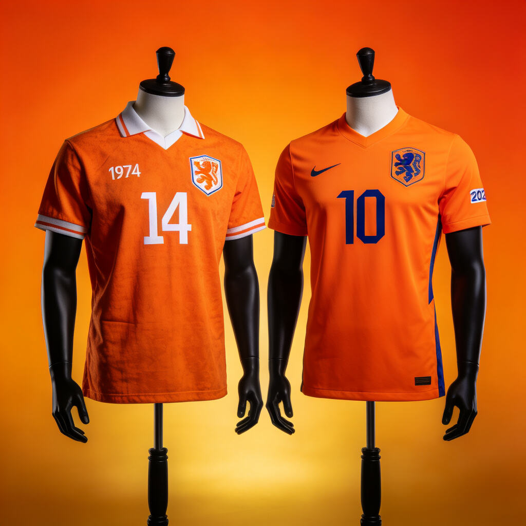 Netherlands: Johan Cruyff (1974) & Memphis Depay (2024)