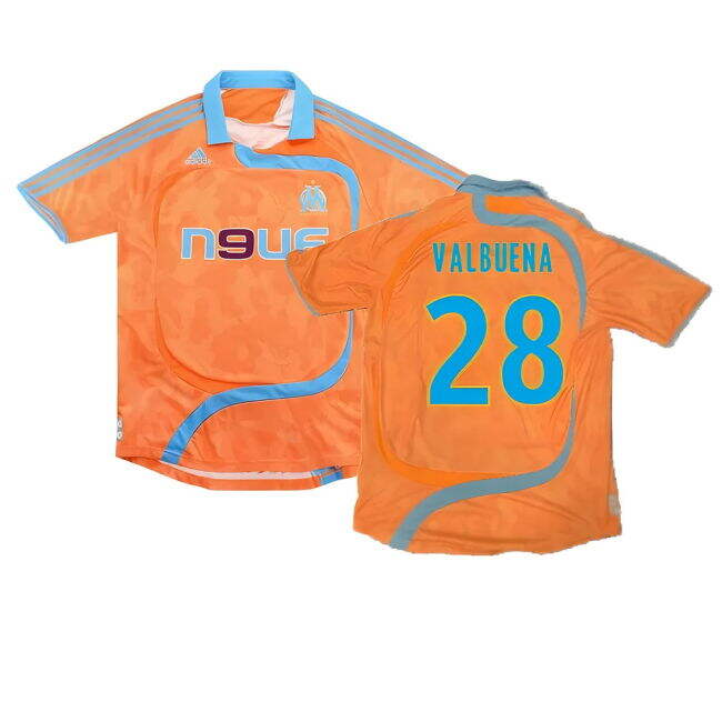 Enthusiastic Marseille Third Shirt Good M Valbuena #28 Premium Qua...