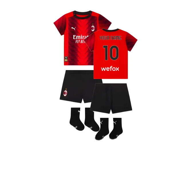 Official Ac Milan 2023-2024 Home - Football Fashion - Match Day
