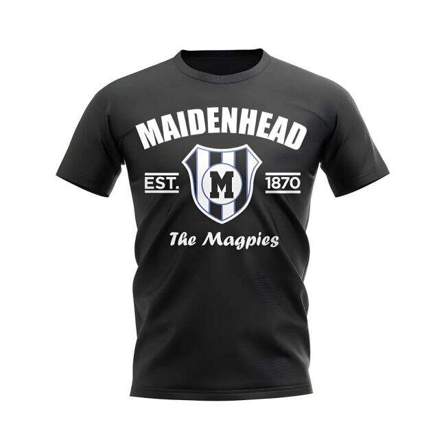 Maidenhead Established Football T-Shirt (Black)