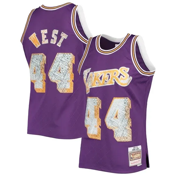 Jerry West LAL Swingman Jersey - trendy Basketball NBA NBA training