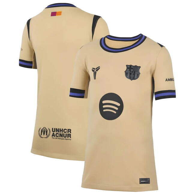 Genuine Copy Barcelona Away Replica Jersey for Kids
