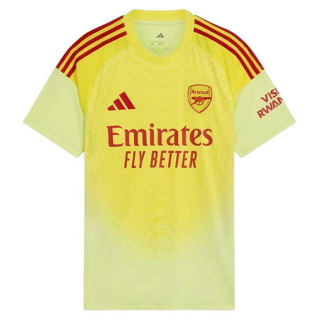 2025-2026 Arsenal Home Performance Anti-Odor Soccer Jersey Yellow#110