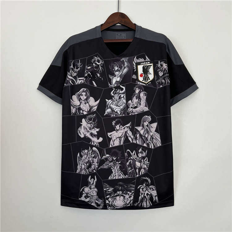 2023 Japan X Saint Seiya Black Soccer Jersey Football Shirt -