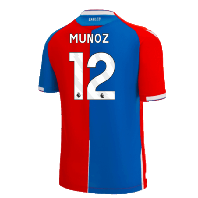 Crystal Palace Genuine 2023-2024 Crystal Palace Home Shirt (MUNOZ 12)