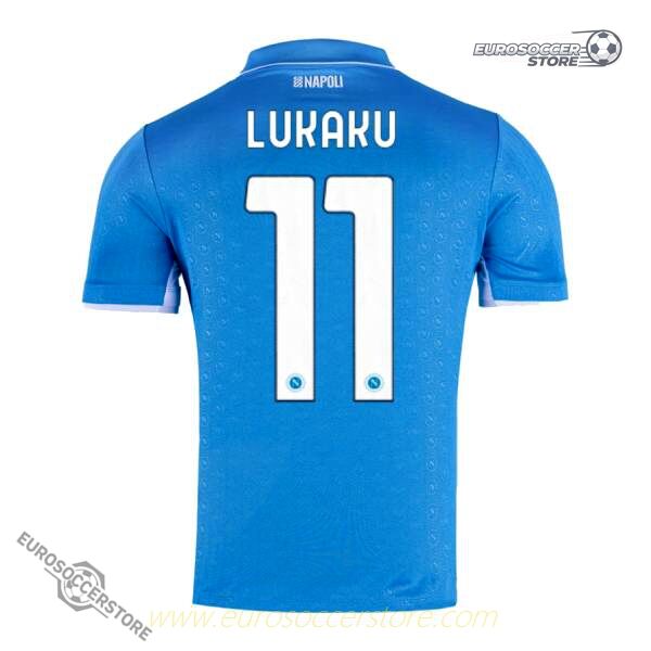 SSC Napoli Home Football Jersey Lukaku #11 for the 24-25 Season