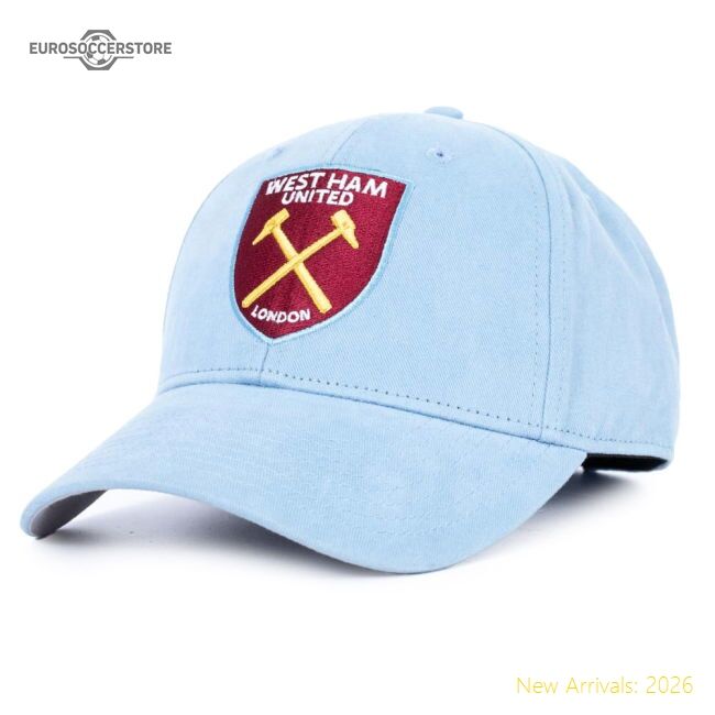 Official West Ham United Fc Mvp Sky Blue Cap - Premium Quality Baby