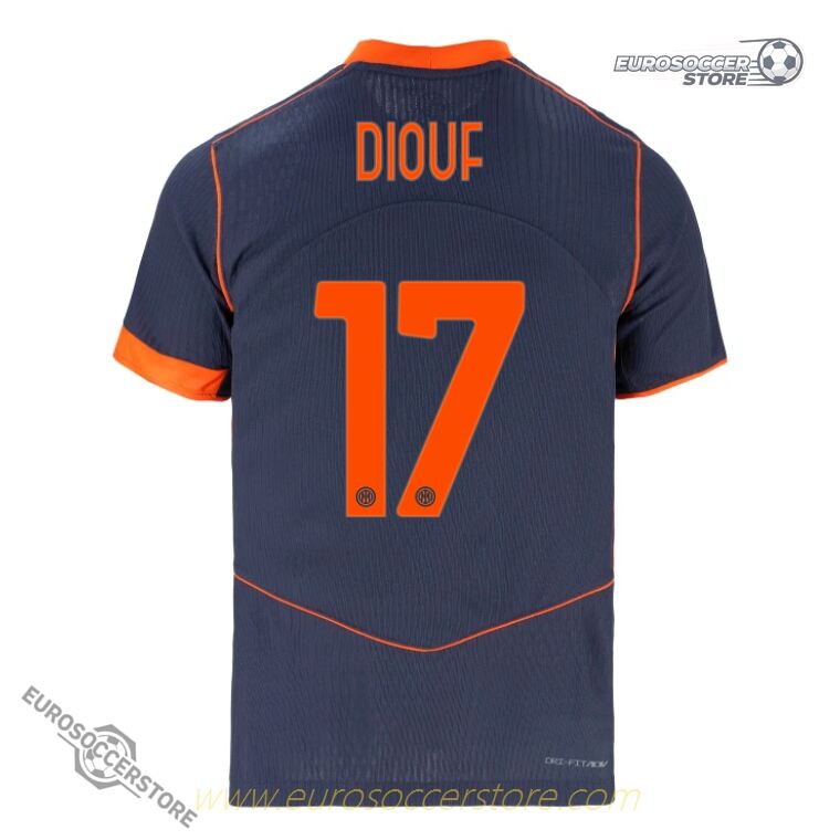 Inter Milan 25-26 Third Player Version Jersey DIOUF 17