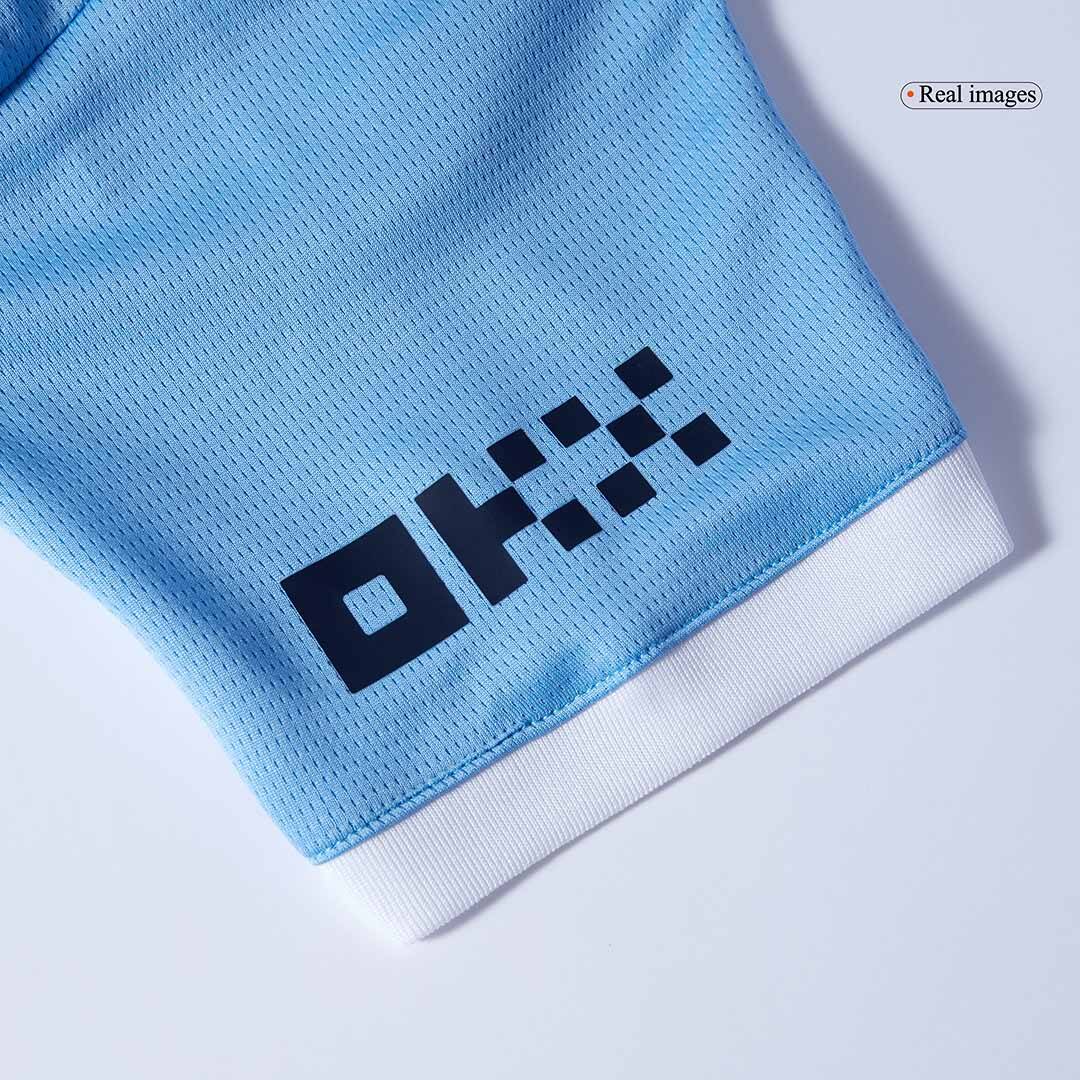 Manchester City Home Kids Soccer Jerseys Full Kit 2025/26