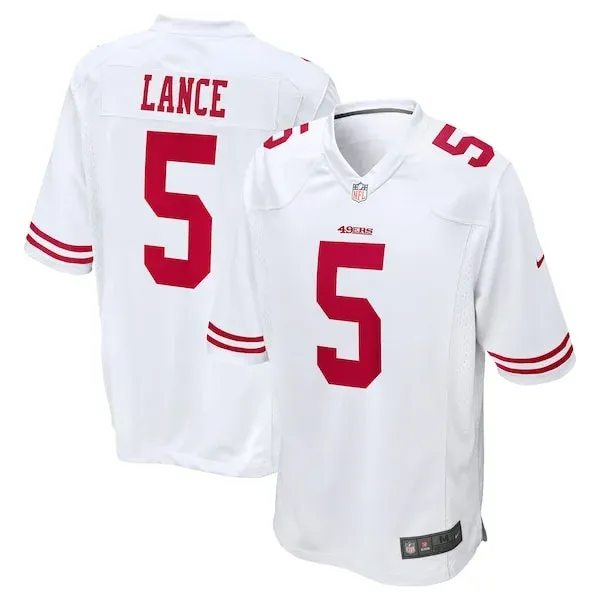 San Francisco 49ers Game Football Jersey - White S | NFL jersey