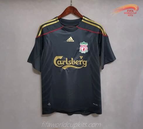 09 to 10 Liverpool Away Soccer Uniform