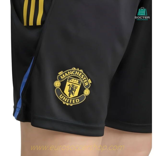 2025-2026 Man Utd EU Training Shorts (Black)