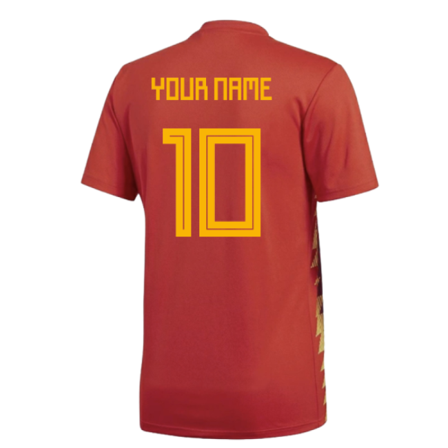 World Cup Special Spain 2018-2019 Spain Home Shirt (Your Name)