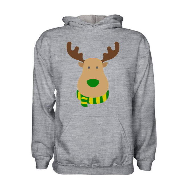 Certified Norwich Rudolph Supporters Hoody (grey) Perfect Fit