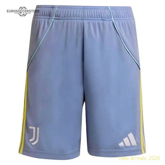 2025-2026 Bianconeri Away Football Shorts (ash Blue) - Kids
