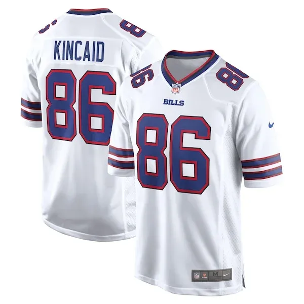 None Dalton Kincaid Game Jersey - White | NFL Player Jersey | NFL Foot