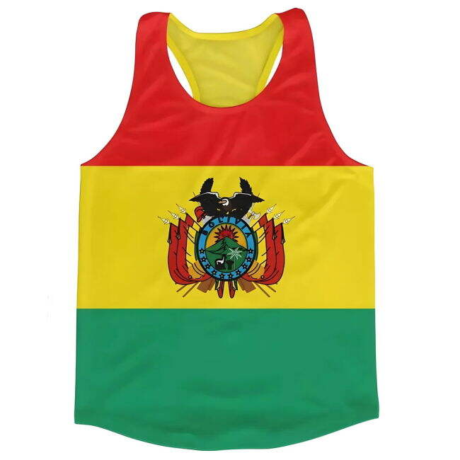 Professional Bolivia Flag Running Vest Player Championship