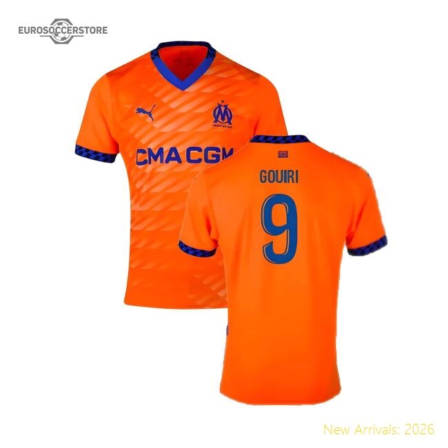 Official Fan-Favorite 2024-2025 Marseille Third Shirt (Gouiri 9)